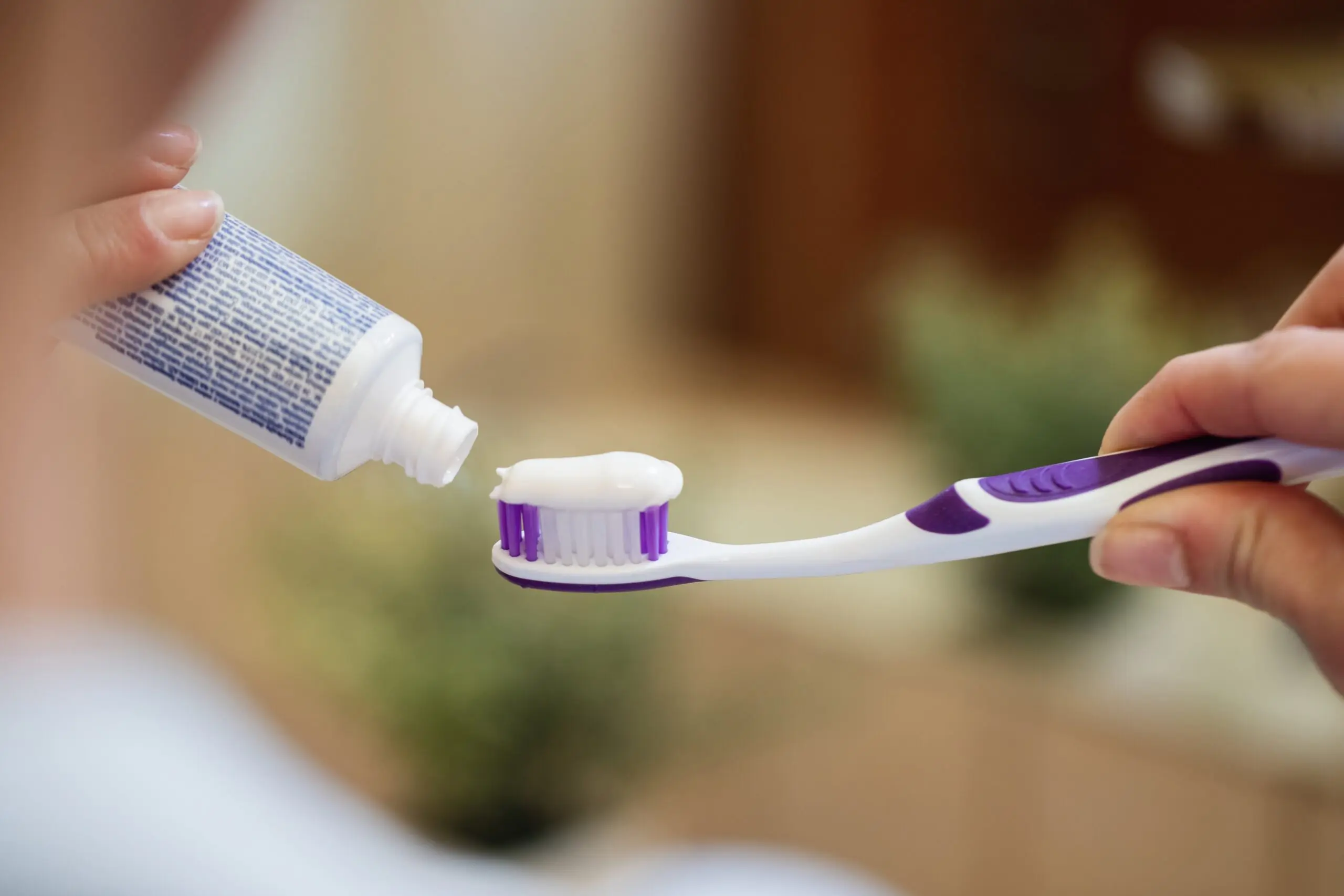 purple toothpaste